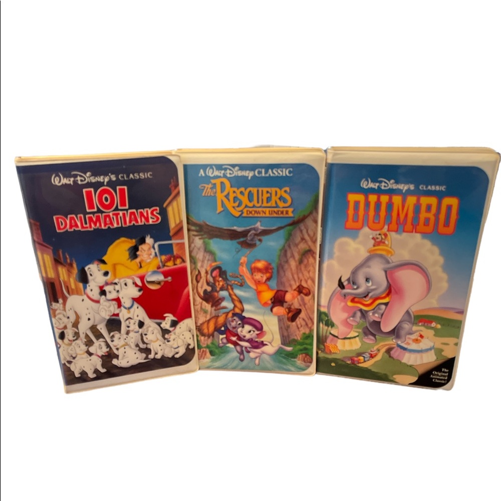 VTG Walt Disney Diamond Edition VHS - Lot of 3 (1263, 1142 And 024).
